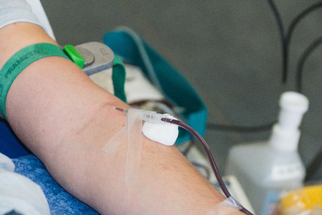 Blutspendetag 2016 Blutabnahme