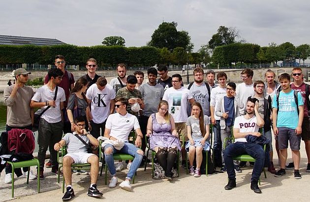 Gruppenbild in Paris