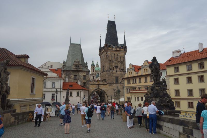 Auf der Karlsbrücke